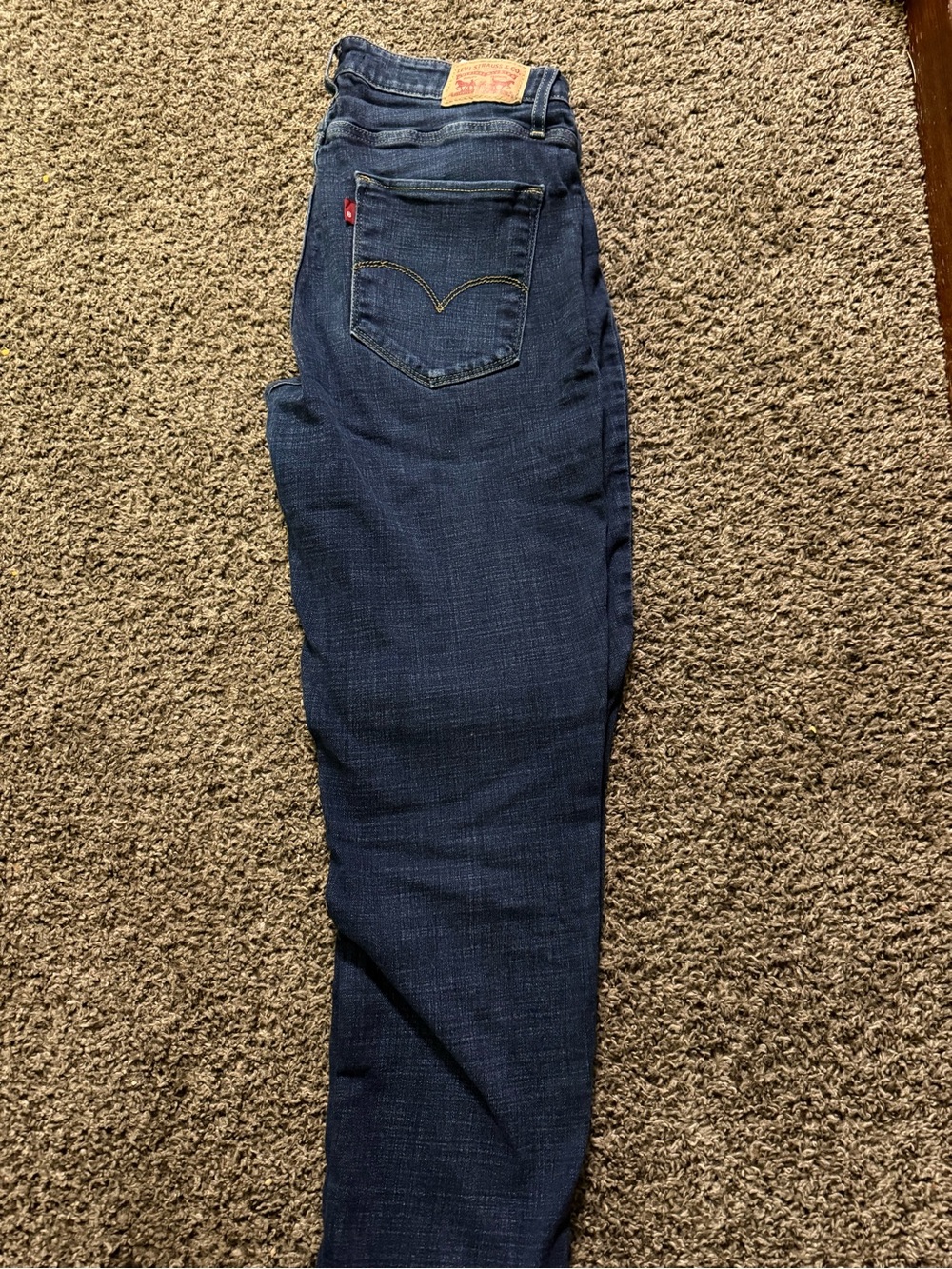 Levi's Dark Blue high rise skinny Jeans